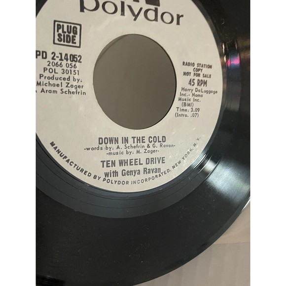 Ten Wheel Drive W/Genya Ravan- Last Of The Line, Polydor PD214052, Promo, NM 45 - Picture 5 of 7